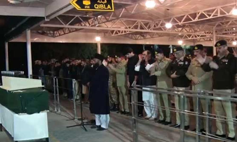 بلوچستان کاہان دھماکے میں شہید کیپٹن محمد فہد فوجی اعزاز کے ساتھ سپرد خاک