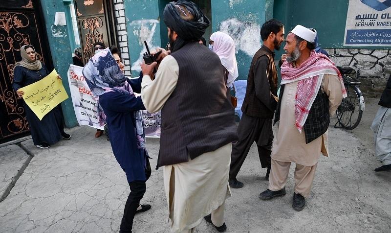 Taliban crackdown on women protestors