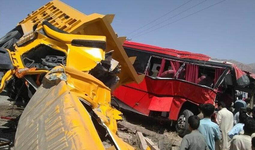 Eight killed, several injured in van-truck collision at Indus Highway