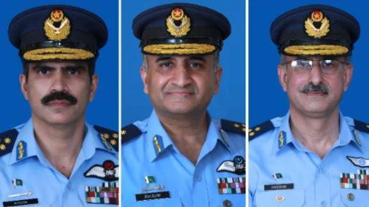 Three PAF officers promoted to the rank of Air Marshal