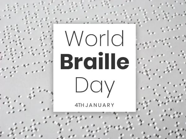 Int’l Braille Day being observed on January 4