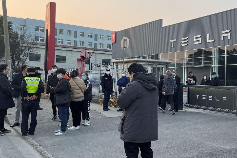 Tesla owners in China protest against surprise price cuts they missed