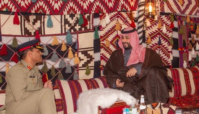 COAS Asim Munir meets Crown Prince Mohammad bin Salman