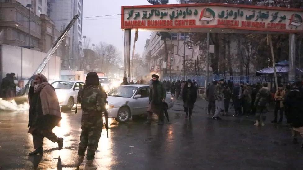 Suicide blast kills at least five outside Afghan foreign ministry