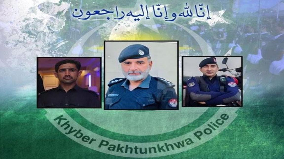 DSP among three cops martyred in Peshawar terror attack 