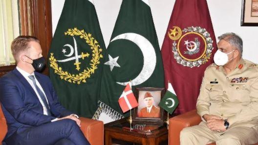 Danish FM calls on COAS Bajwa, discusses matters of mutual cooperation