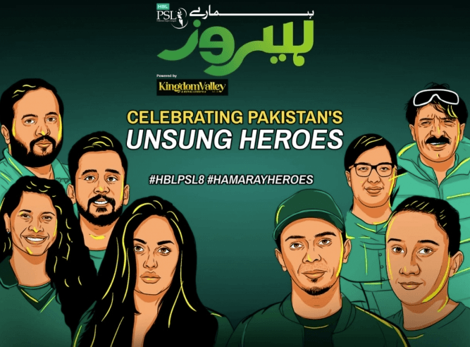 Fans to nominate 'Hamaray Heroes' for HBL PSL 8