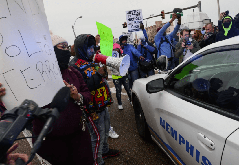 Memphis disbands police unit after fatal beating as protesters take to streets