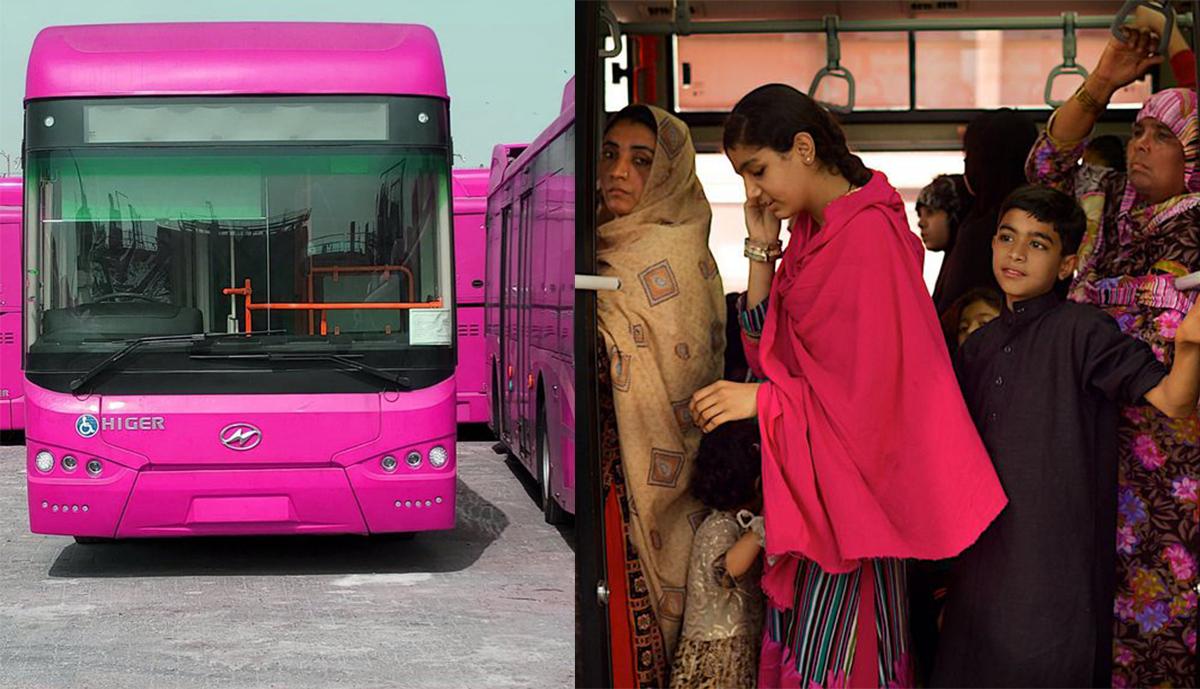 آج سے کراچی شہر میں پنک بس سروس  کا آغاز