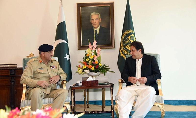 وزیراعظم عمران خان سے آرمی چیف کی ملاقات