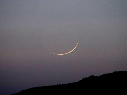 Crescent of holy month of Shaban sighted today