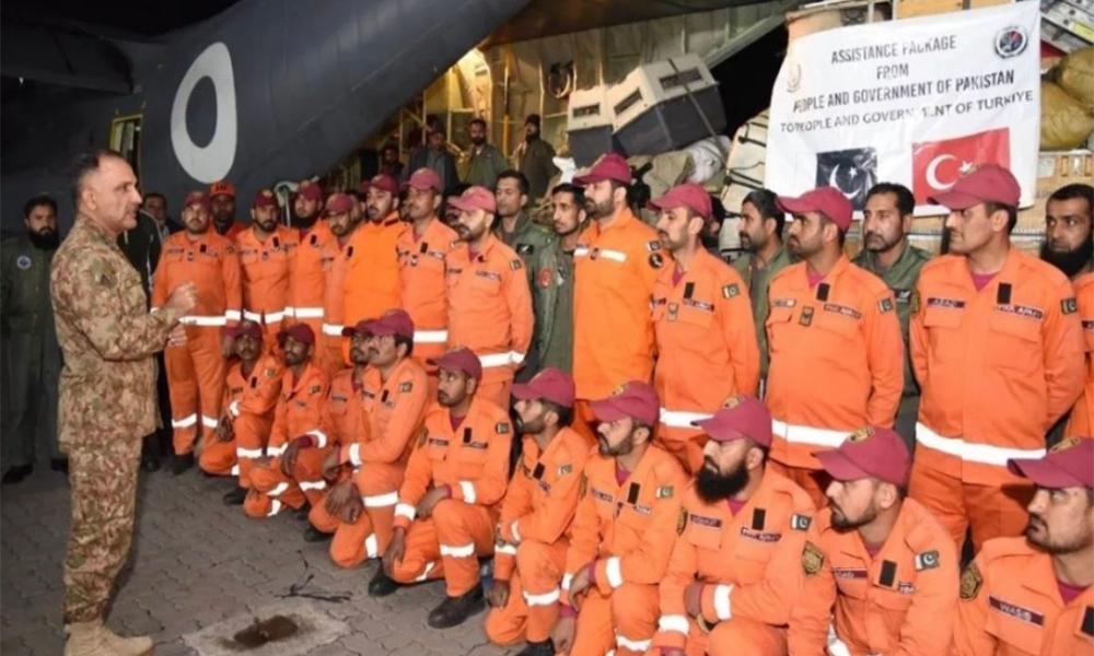 Pak Army returns after rescue operation in Turkiye 