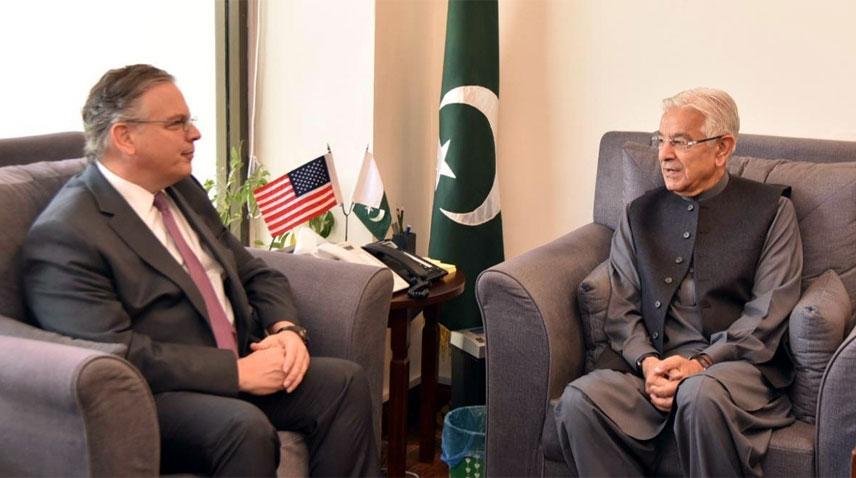 Defence Minister emphasizes need to further diversify Pak-US relations