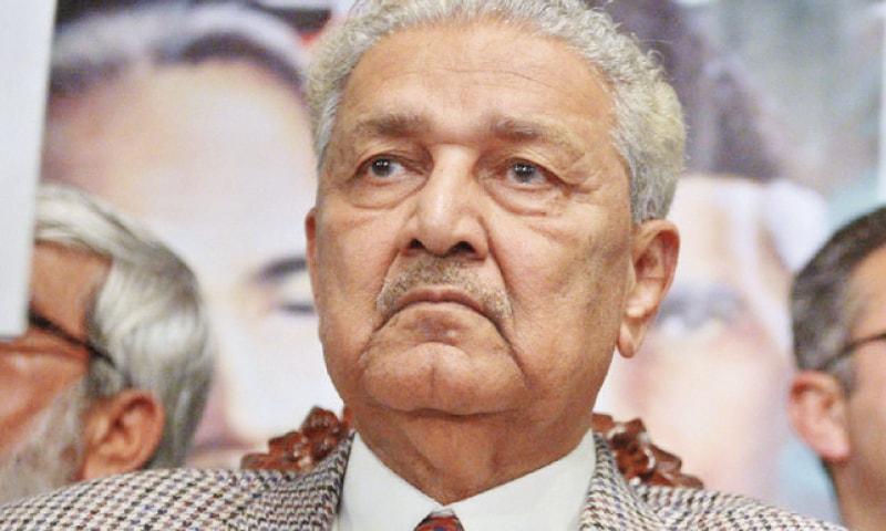 ایٹمی سائنسدان ڈاکٹر عبد القدیر خان انتقال کرگئے