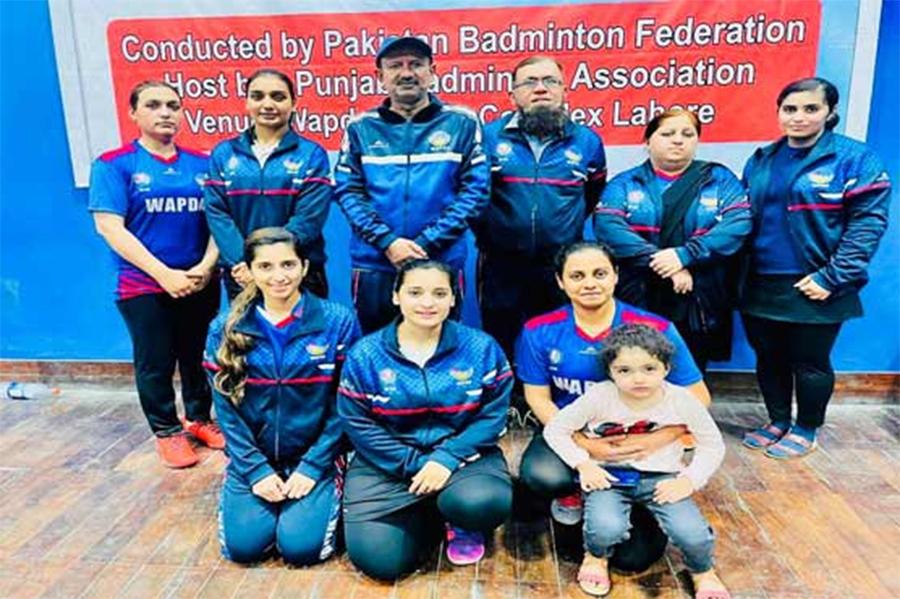 نیشنل بیڈمنٹن چیمپئن شپ: مینز، ویمنز دونوں ٹائٹلز واپڈا کے نام