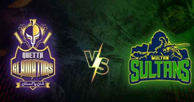 PSL 8: Multan Sultans and Quetta Gladiators will compete today