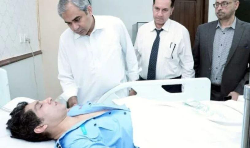 نگراں وزیراعلیٰ پنجاب نے لاہور ہسپتال میں زخمیوں کی عیادت کی