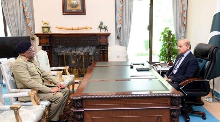 CJCSC Shamshad Mirza calls on PM 