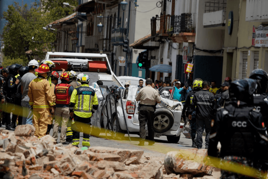 14 killed as magnitude 6.8 earthquake shakes Ecuador