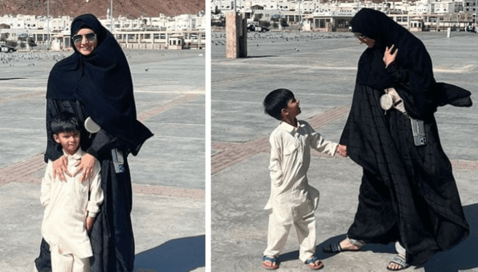 Sania Mirza performs Umrah with son Izhaan