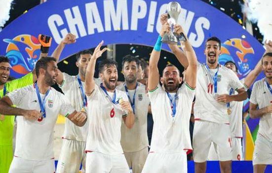 ایران نے تیسری مرتبہ اے ایف سی بیچ سوکر ایشین کپ جیت لیا