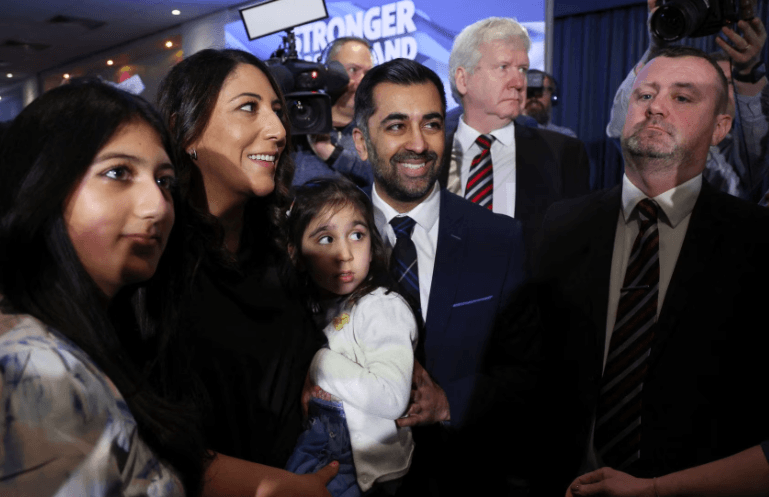 Pakistani-born Muslim Humza Yousaf wins race to be Scotland’s next leader