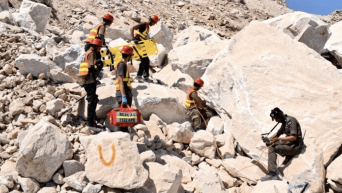 Two laborers killed as mine collapsed during excavation