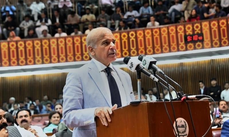 PM Shehbaz addresses NA session