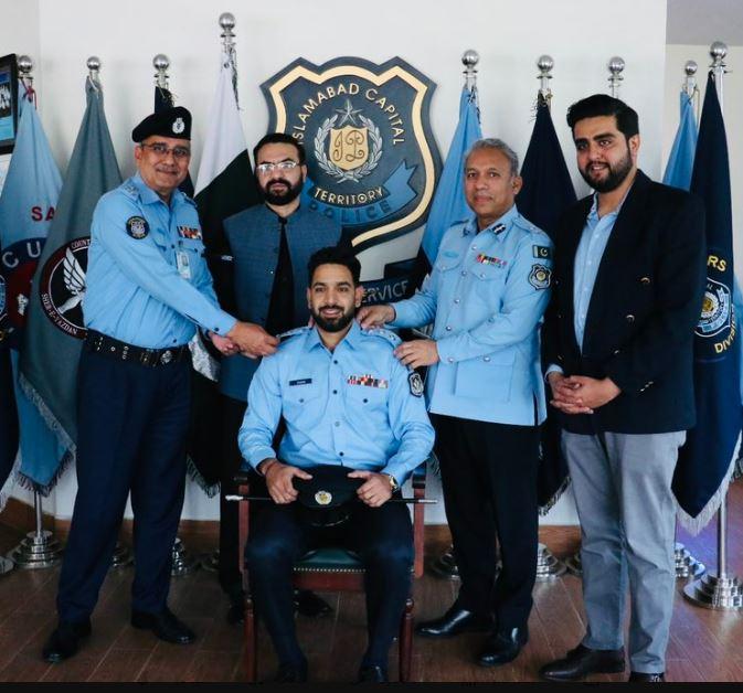 حارث رؤف اسلام آباد پولیس کے  ڈی ایس پی بن گئے
