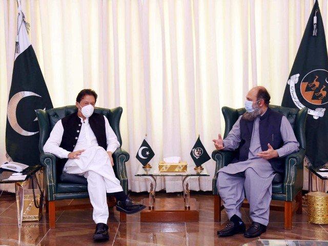 Jam Kamal calls on PM Imran to discuss political crisis in Balochistan