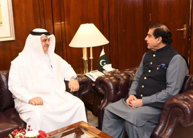 سپیکر قومی اسمبلی راجہ پرویز اشرف سے سعودی سفیر نواف بن سعید المالکی کی ملاقات