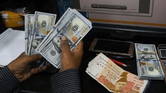 US dollar declines against PKR in interbank