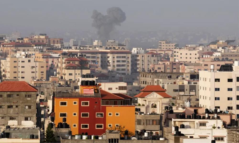 Israeli army attack Palestinian city Gaza