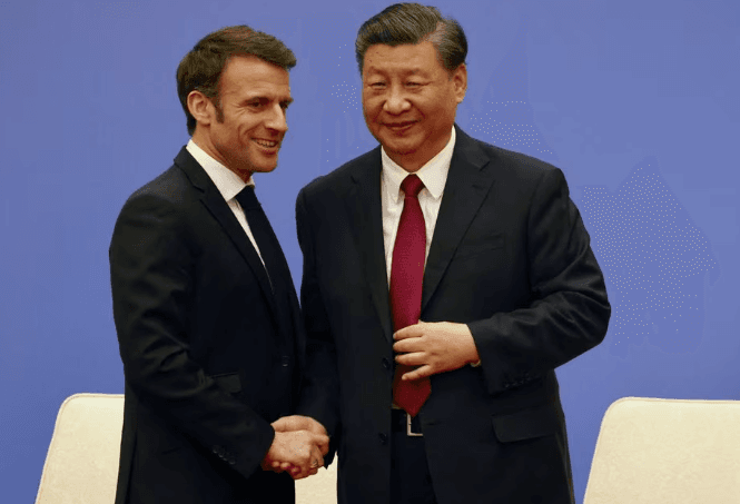 With lavish treatment of Macron, China's Xi woos France to “counter”  U.S.