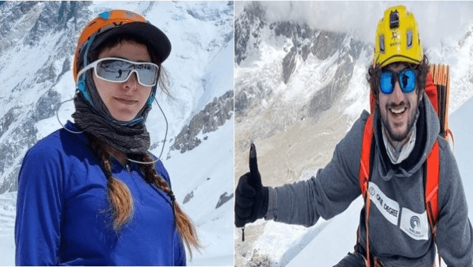 Shehroze, Naila hoist Pakistan’s flag on Mt. Annapurna 1