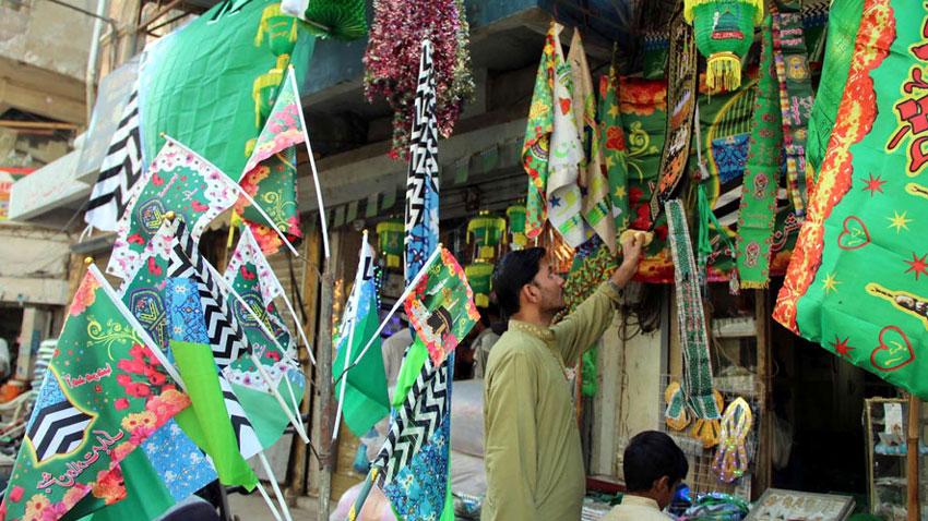 عید میلاد النبی صلی اﷲ علیہ و آلہ وسلم منانے کیلئے ملک بھر میں  تیاریاں عروج پر