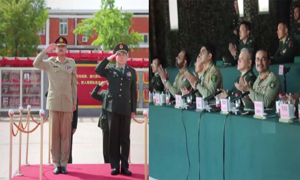 Army Chief visits PLA headquarters in China