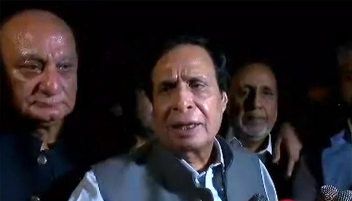 PTI president Elahi reaches LHC 