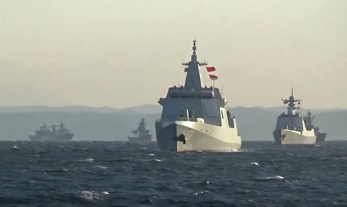 10 navy ships of China and Russia sail through Japan strait: Tokyo