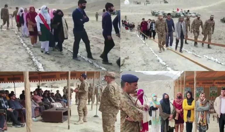 Students, faculty spent day with Army in District Ghanche 