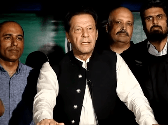 Imran Khan calls for Article 6 trial of PDM Leaders for constitutional violations