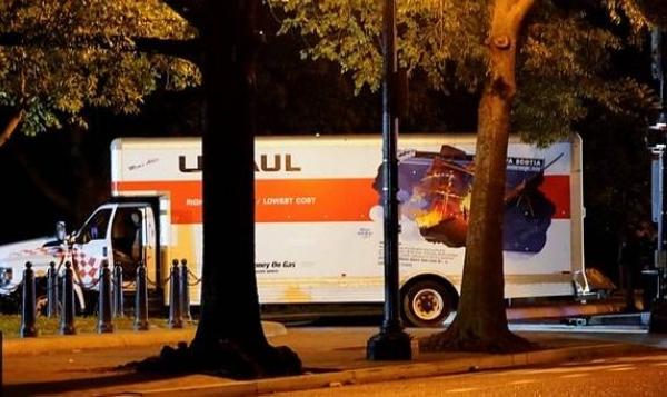 Driver detained after truck crashes at White House security barrier