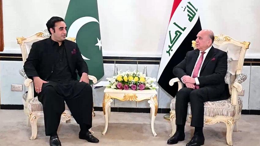 Bilawal, Iraqi deputy PM agree to strengthen bilateral ties