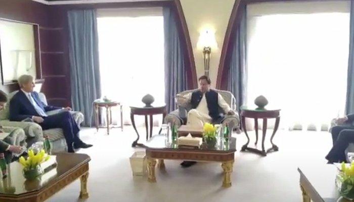 Interaction with Kerry: PM Imran underlines need for engagement with Afghanistan