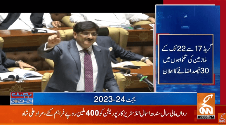 Sindh CM presents Rs2.2 tr budget with focus on flood rehabilitation