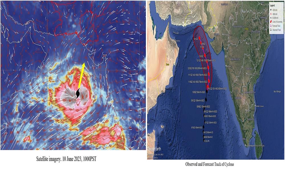 Up to 400mm of rain expected in Sindh as Cyclone Biparjoy intensifies