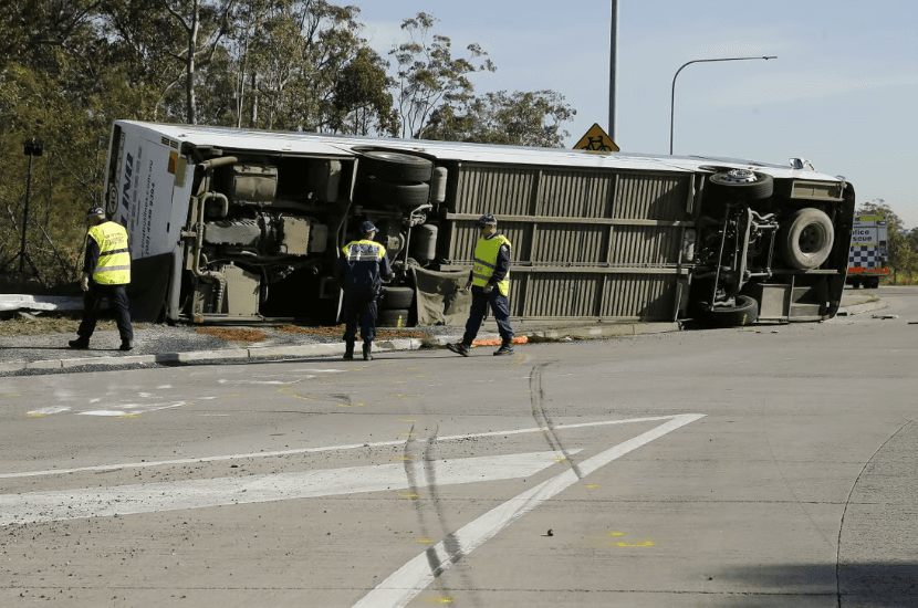 Bus accident kills 10 wedding guests in Australia