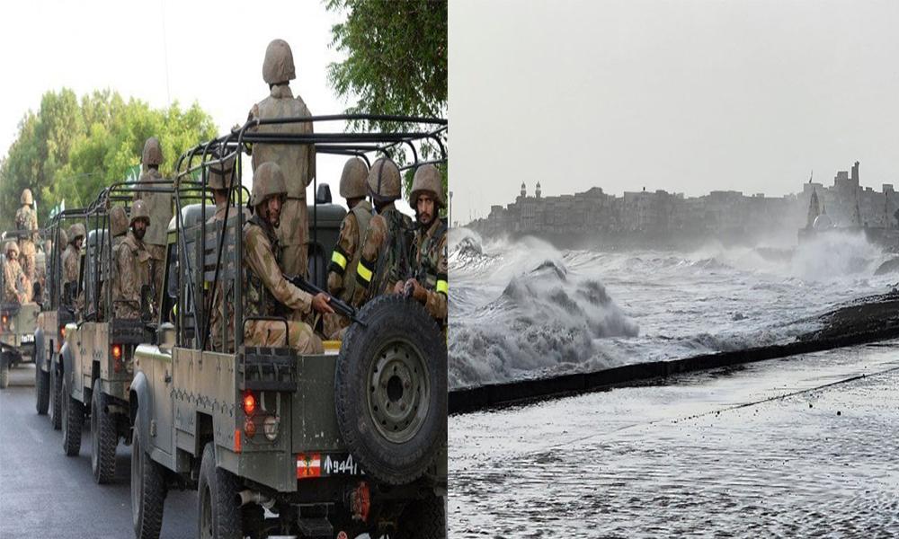 Pakistan Army troops deployed as Cyclone Biparjoy intensifies