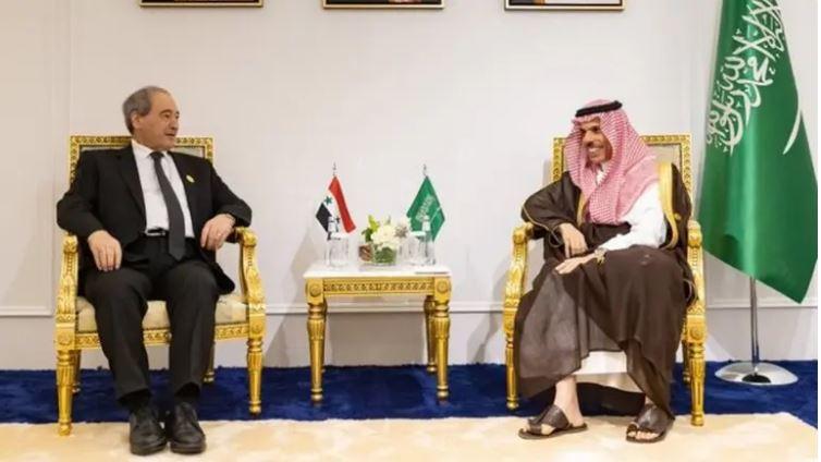سعودی عرب کے وزیر خارجہ کی اپنے شامی ہم منصب سے ملاقات