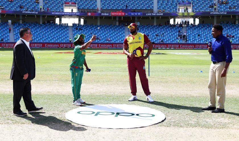 South Africa opt to ball first against West Indies in T20 World Cup